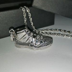 Jordan 11 Concord Pendant " FREE CHAIN""